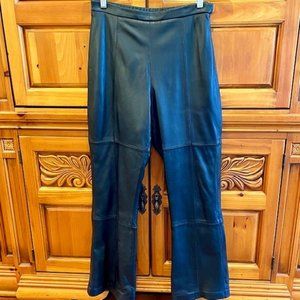 Terry Lewis Classic Luxuries Genuine Leather Pants - Blk - 6P